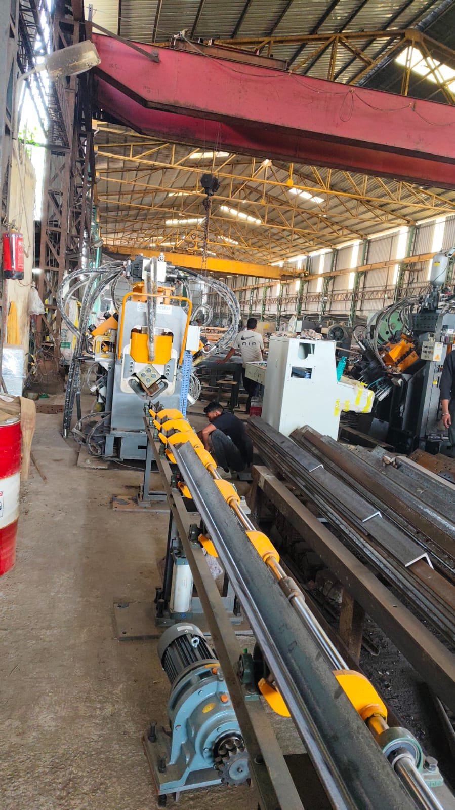 CNC Angle Punching & Shearing Machine
